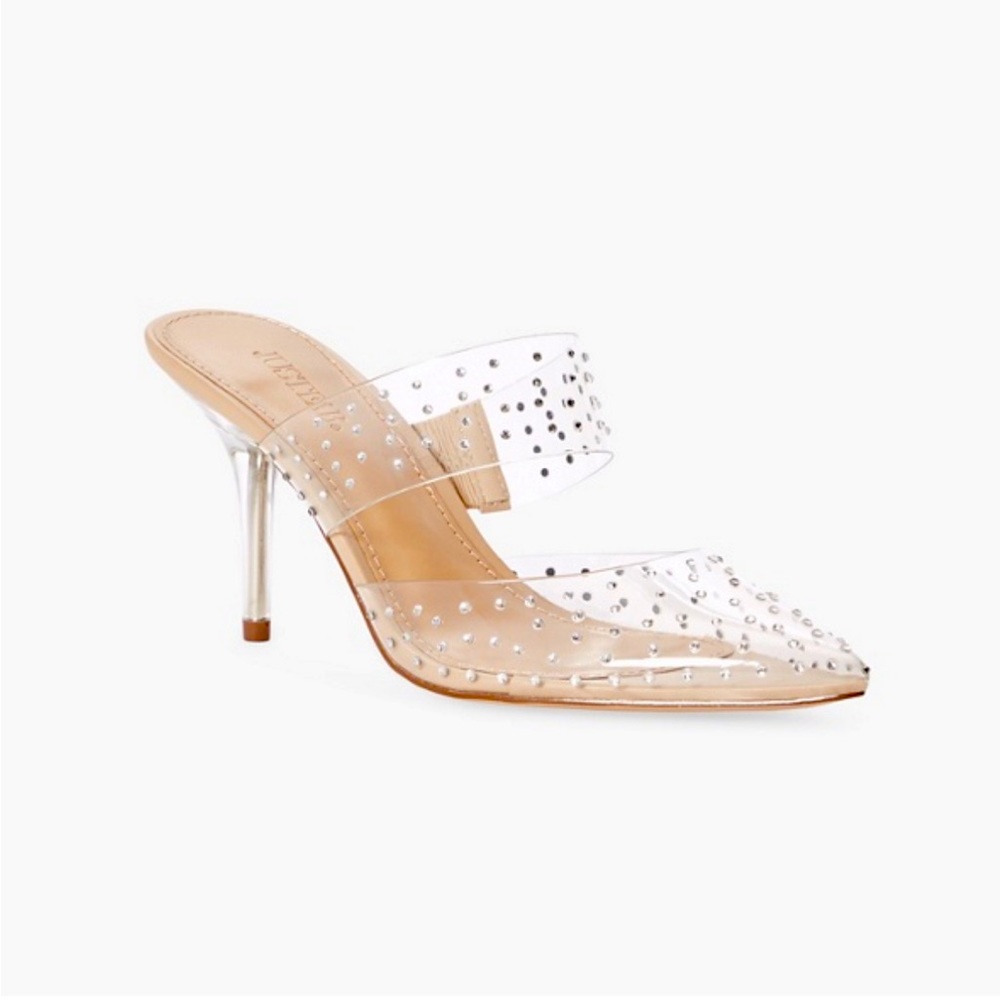 Neri Pointed Toe Embellished Mule Pump